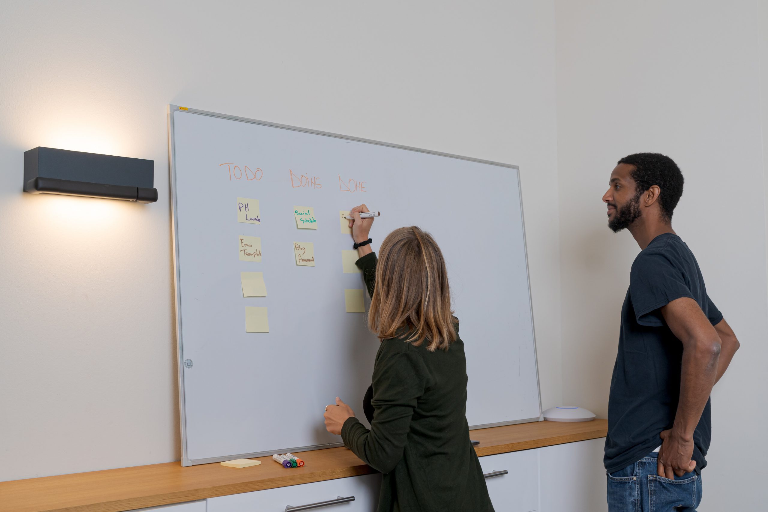 Examining different types of product roadmaps with the team